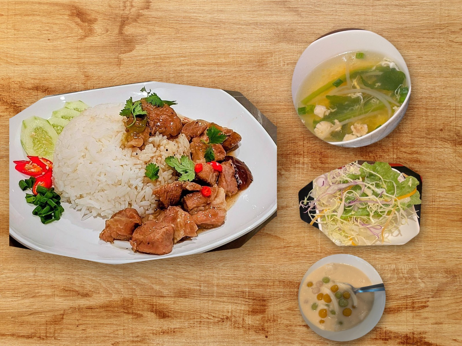 パタヤセットの料理